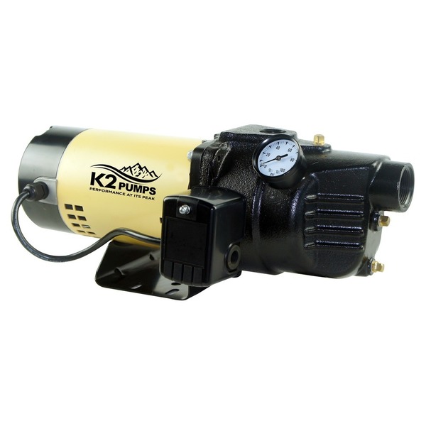 K2 Pumps 1/2 HP Cast Iron Shallow Well Jet Pump WPS05001K